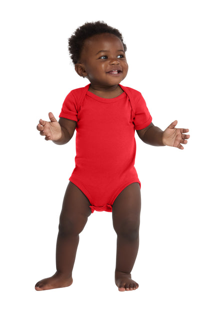 Rabbit Skins Infant Short Sleeve Baby Rib Bodysuit (RS4400)