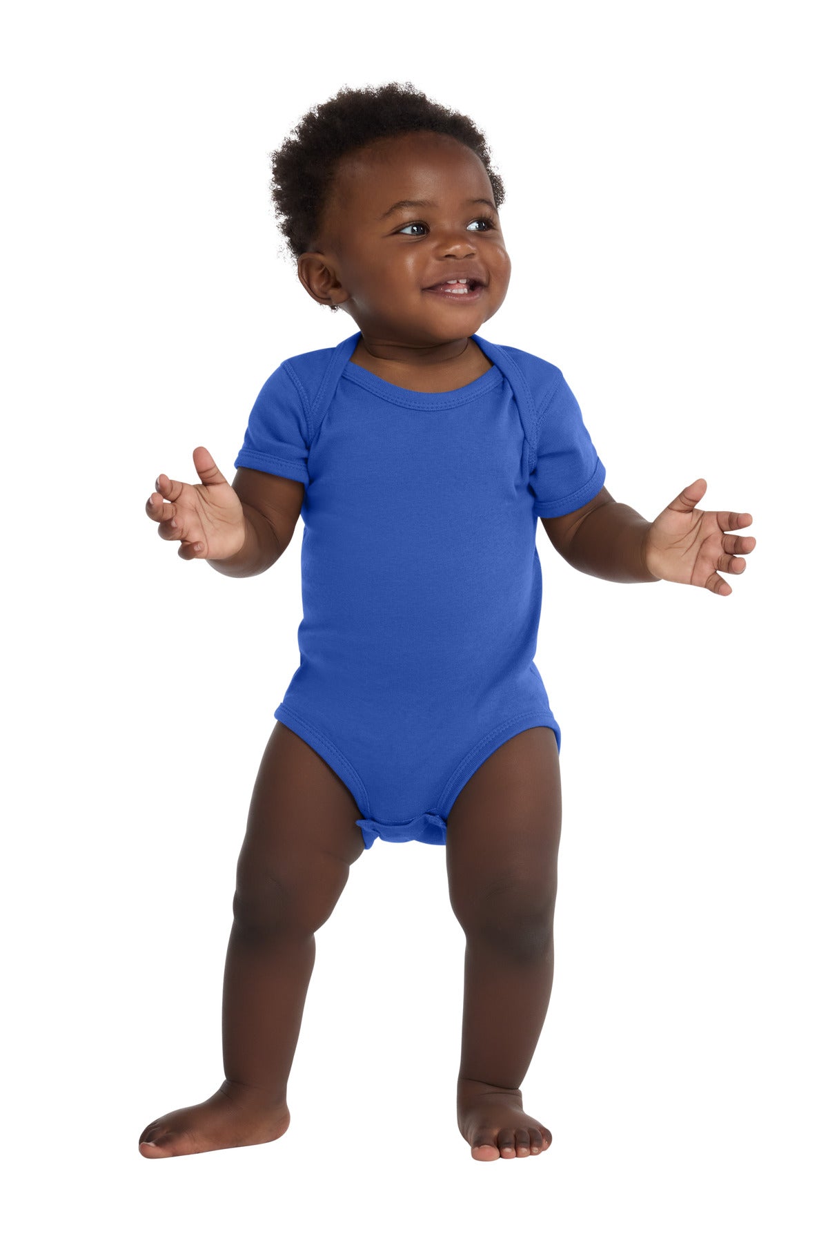 Rabbit Skins Infant Short Sleeve Baby Rib Bodysuit (RS4400)