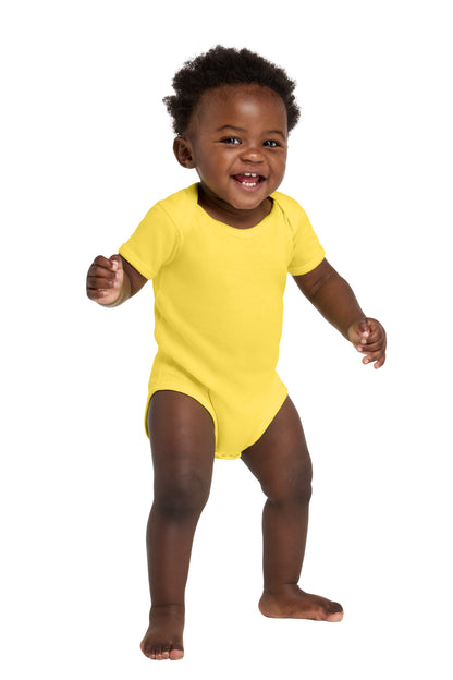 Rabbit Skins Infant Short Sleeve Baby Rib Bodysuit (RS4400)