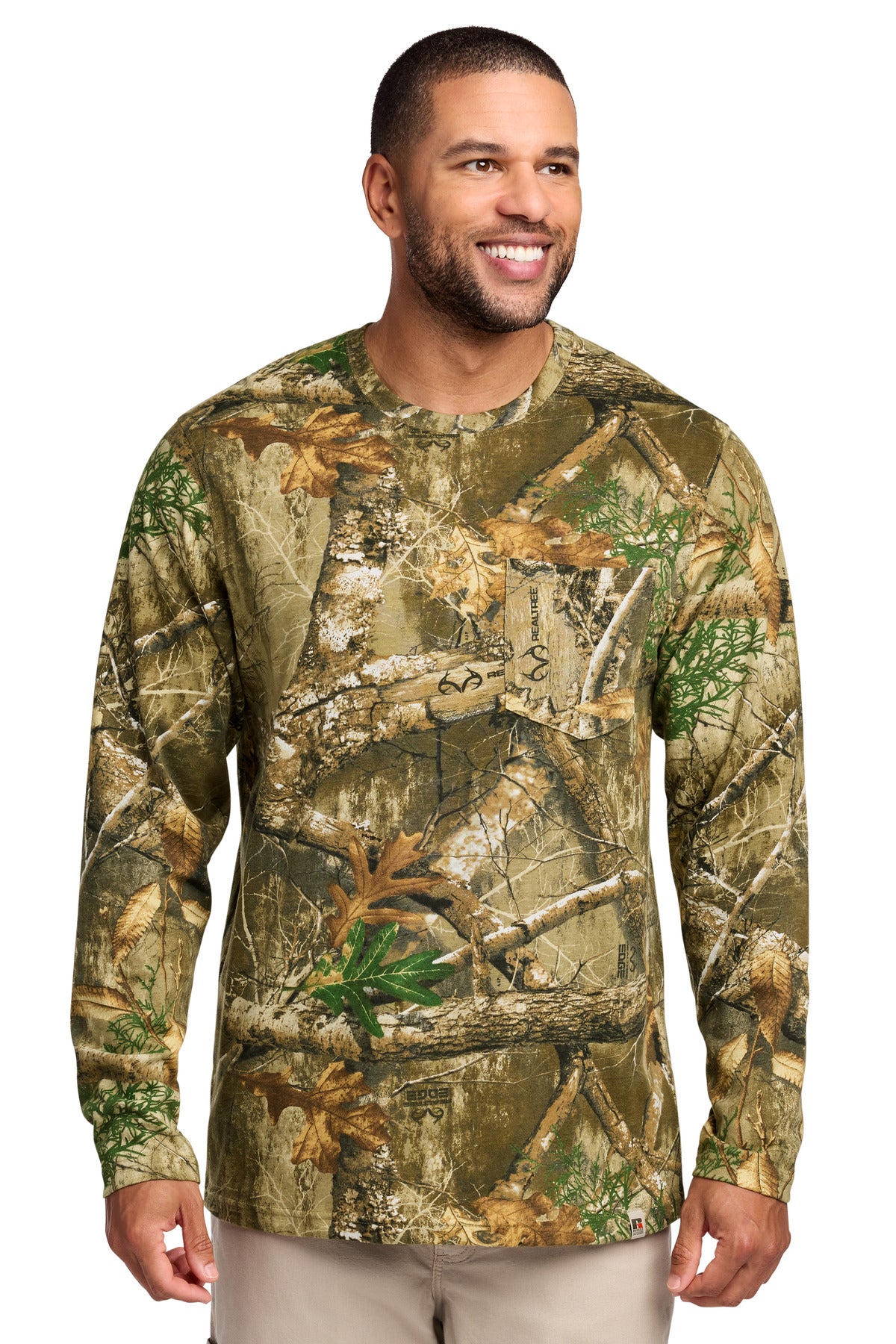 Russell Outdoors™ Realtree Long Sleeve Pocket Tee (RU100LSP)