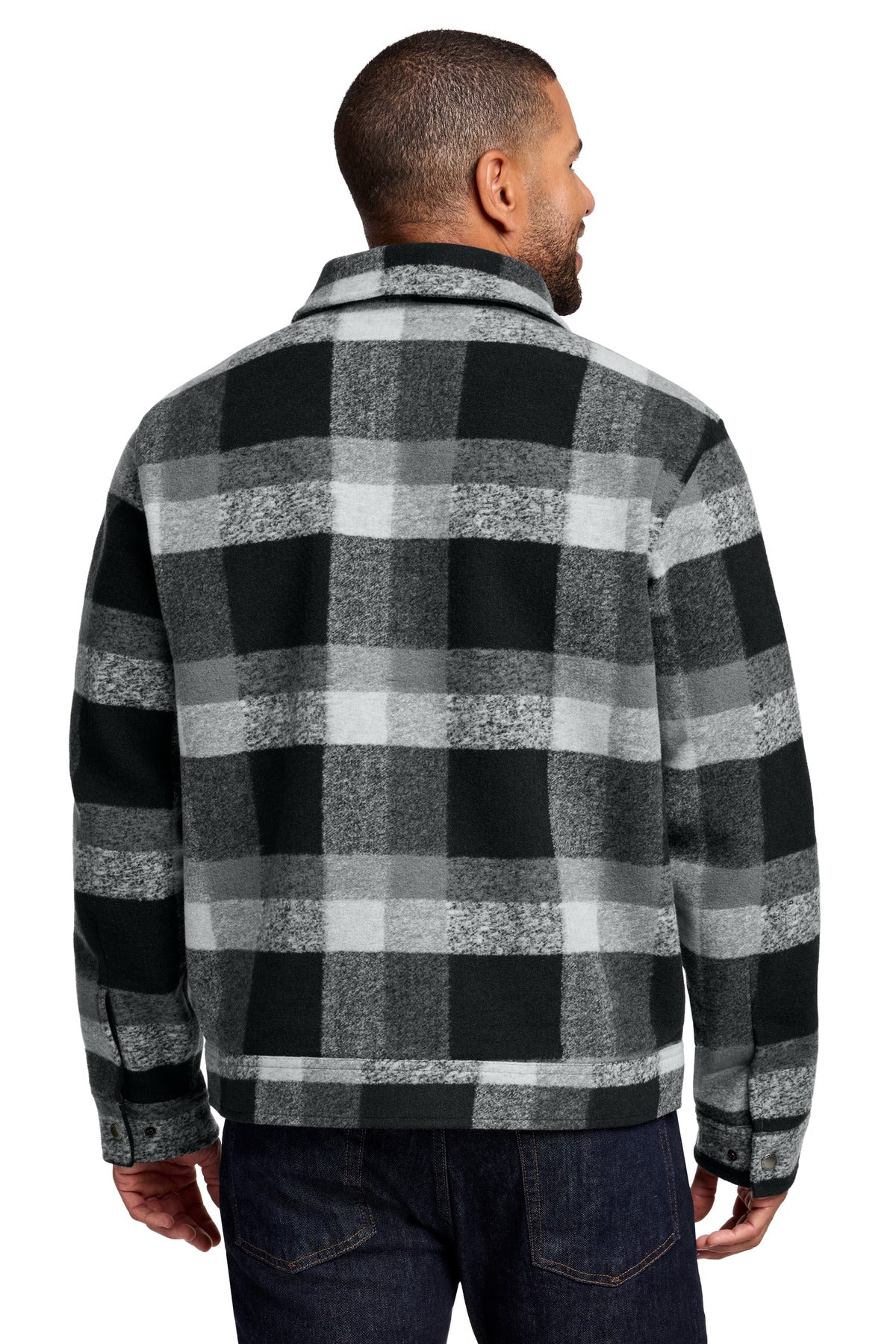 Deep Black Plaid