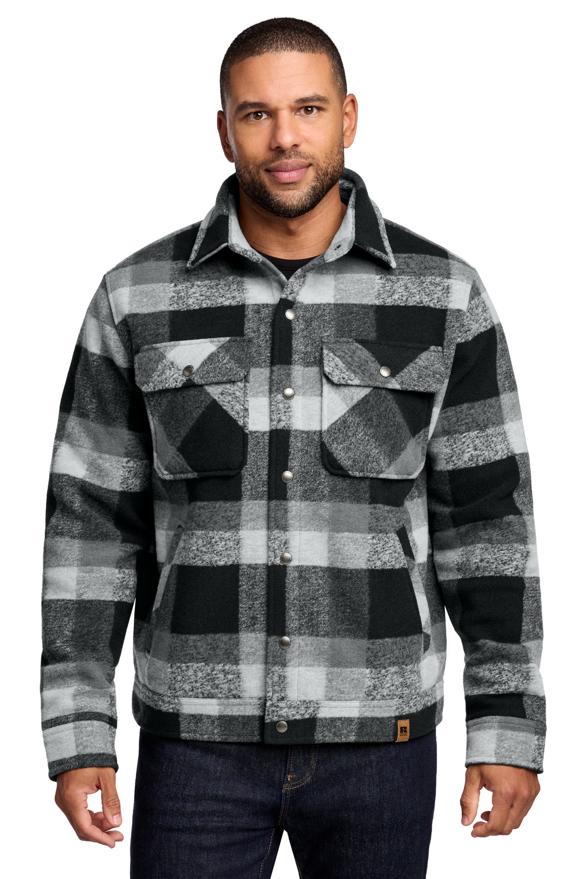 Deep Black Plaid