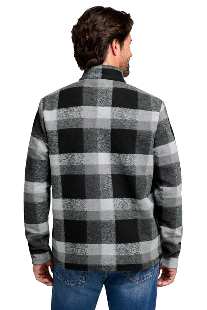 Deep Black Plaid