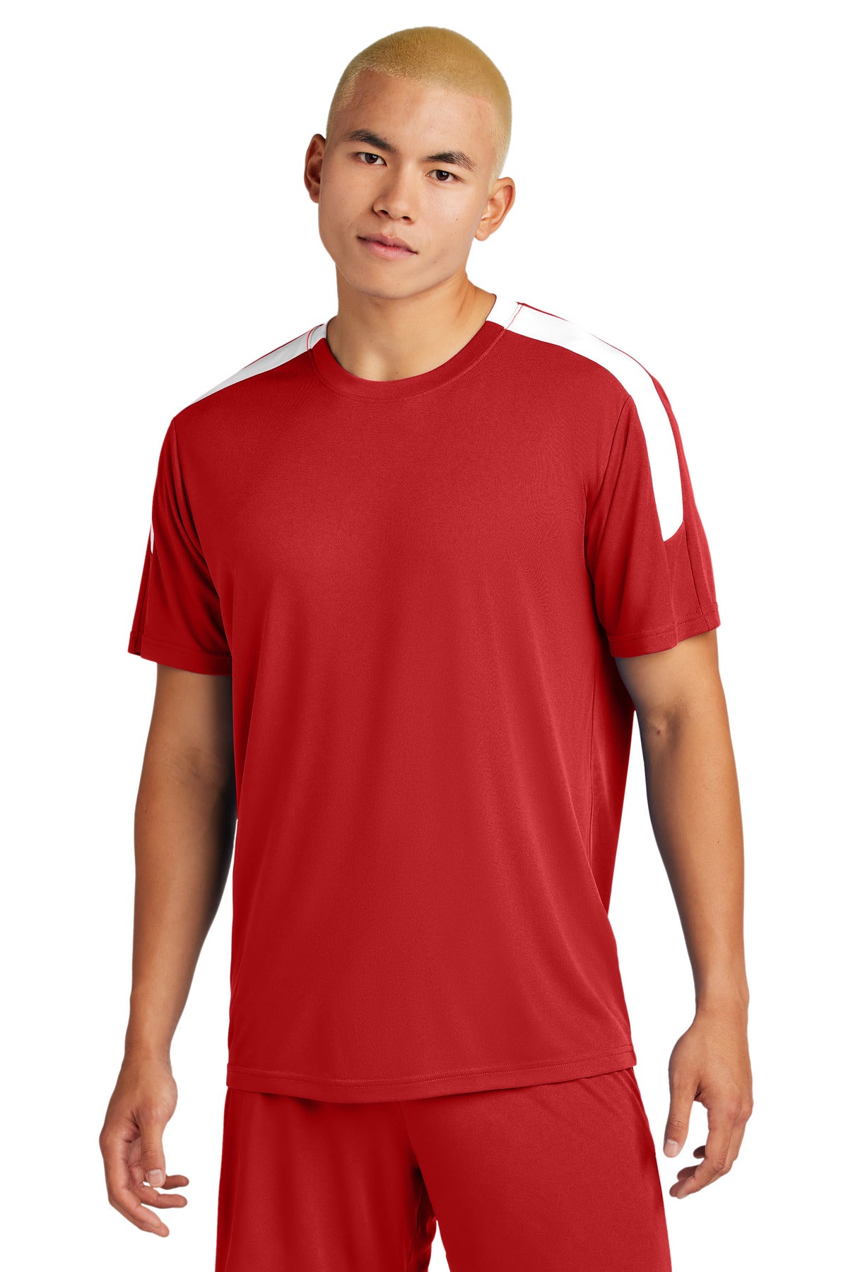 Deep Red/ White
