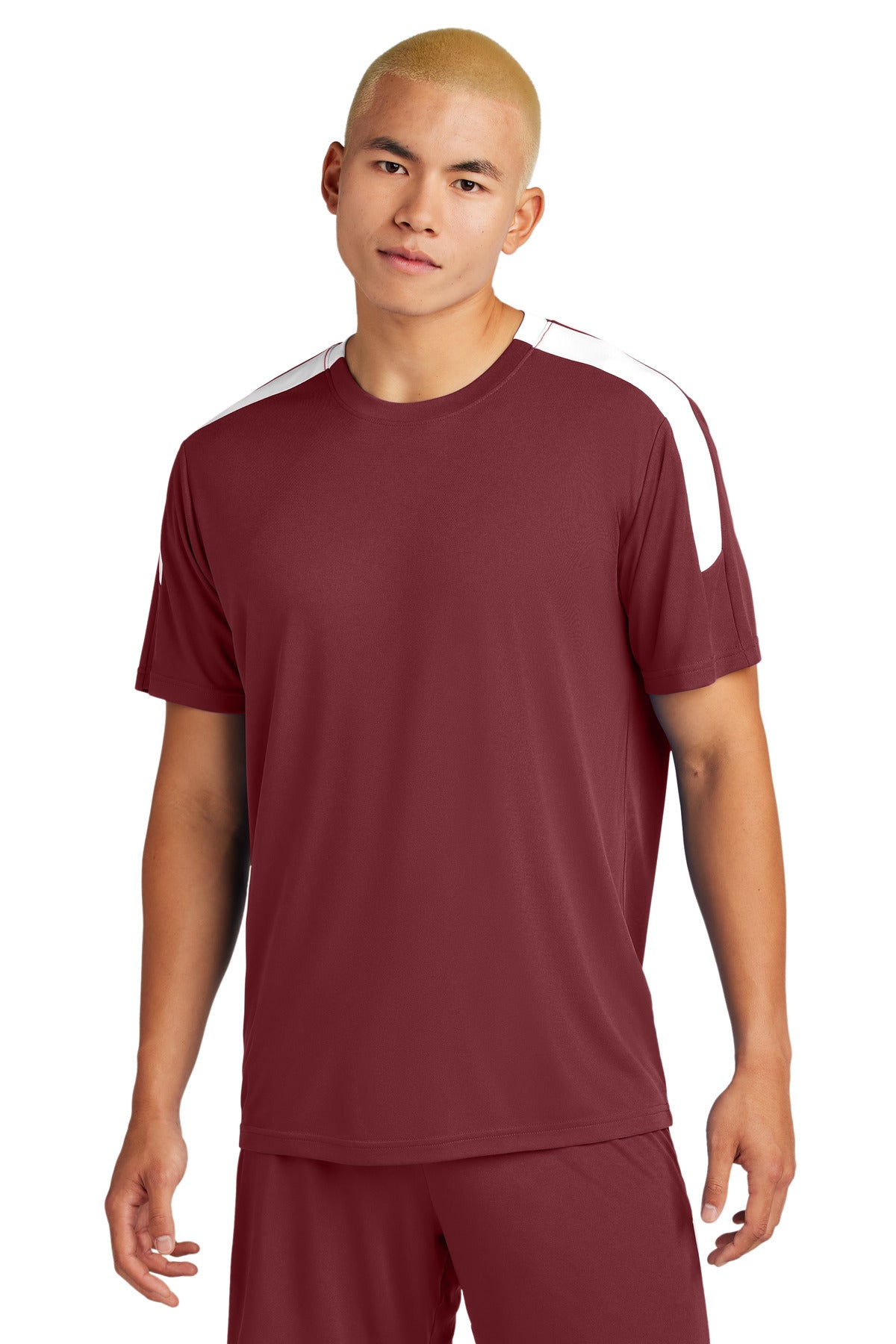 Maroon/ White