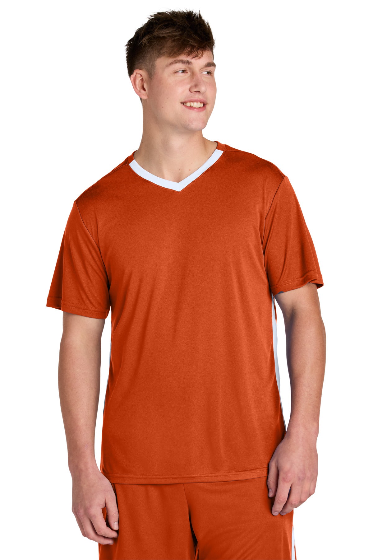 Deep Orange/ White