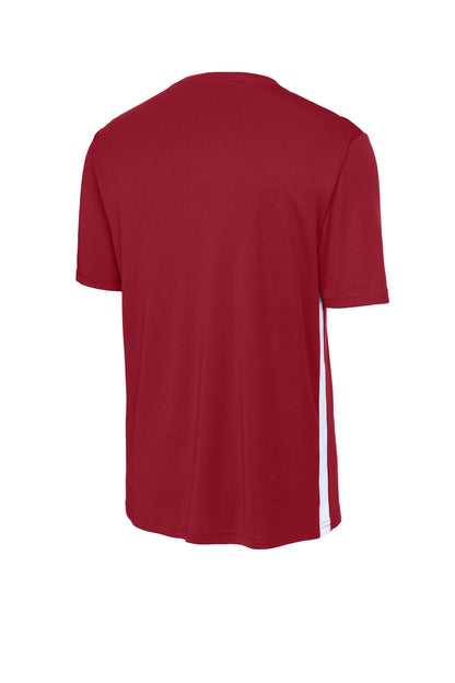 Deep Red/ White