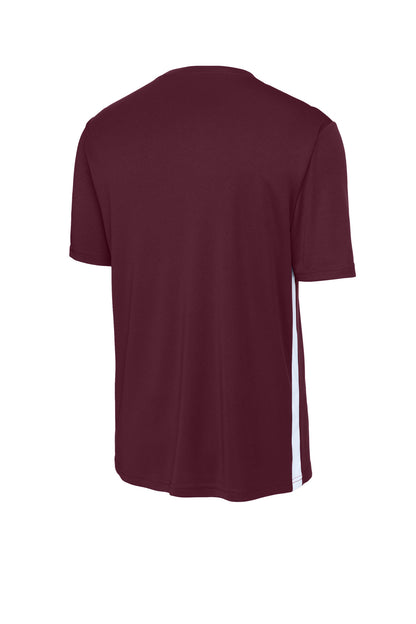 Maroon/ White