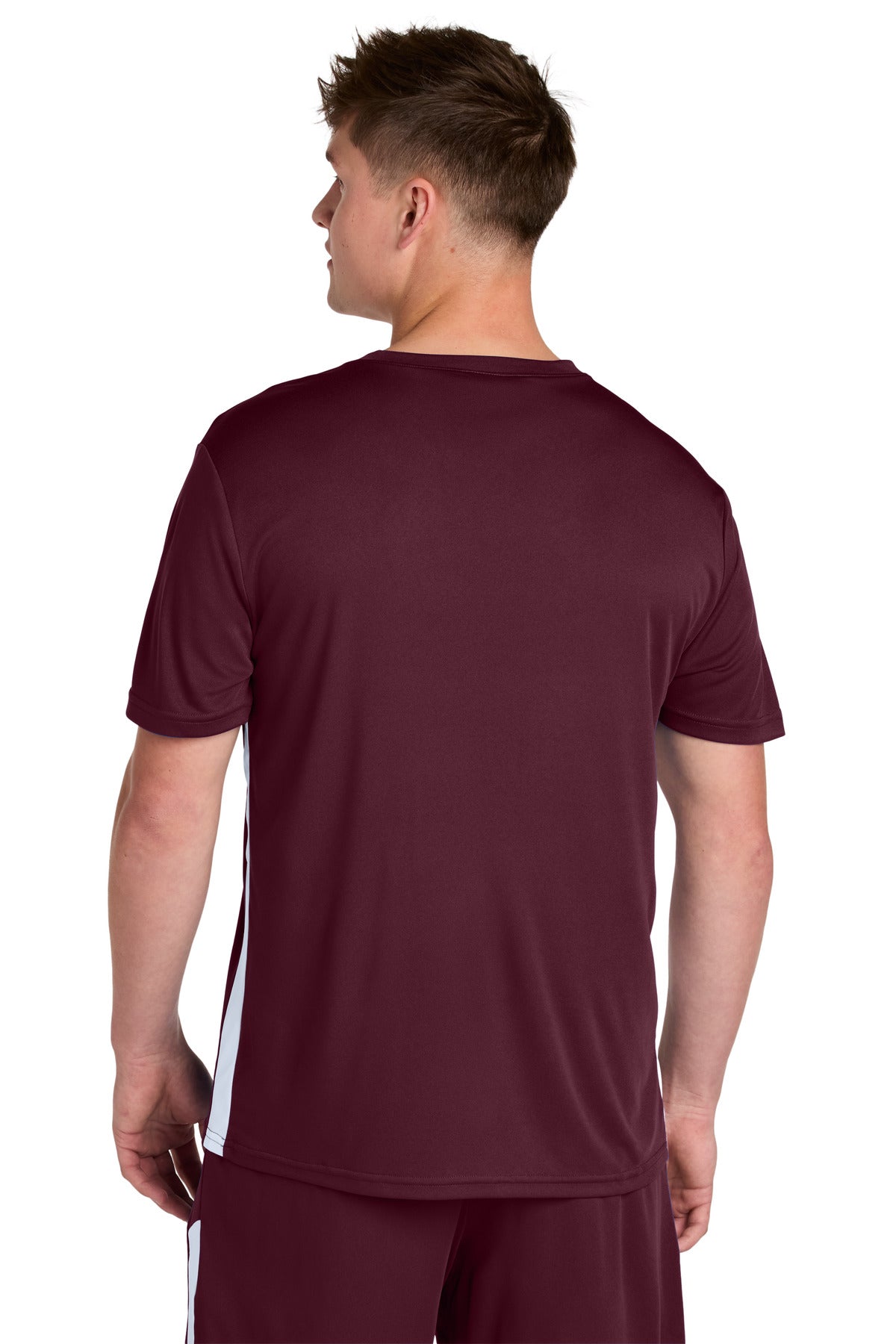 Maroon/ White