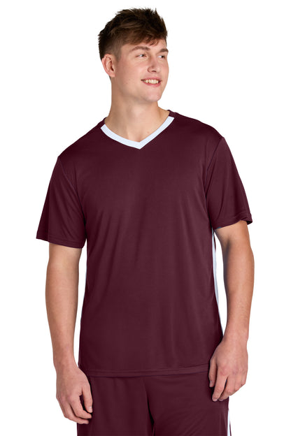 Maroon/ White