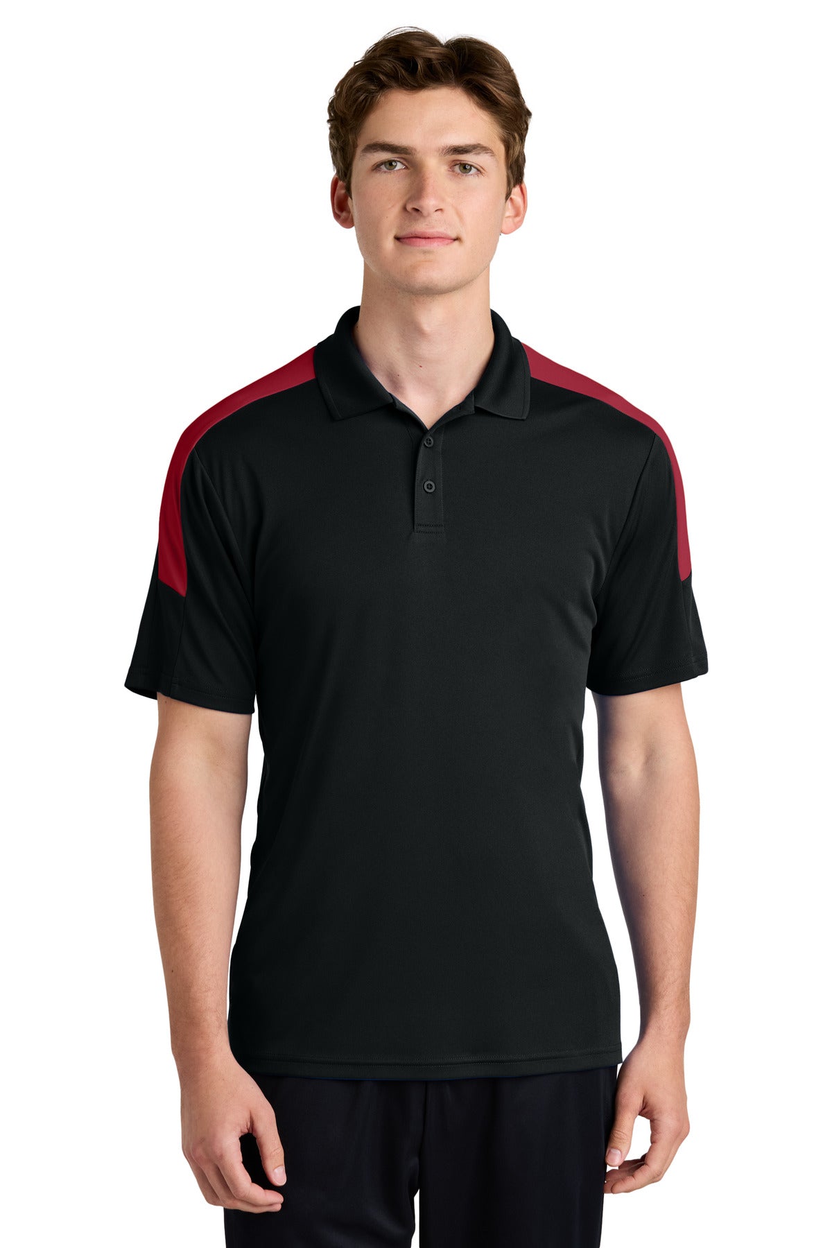 Black/ Deep Red