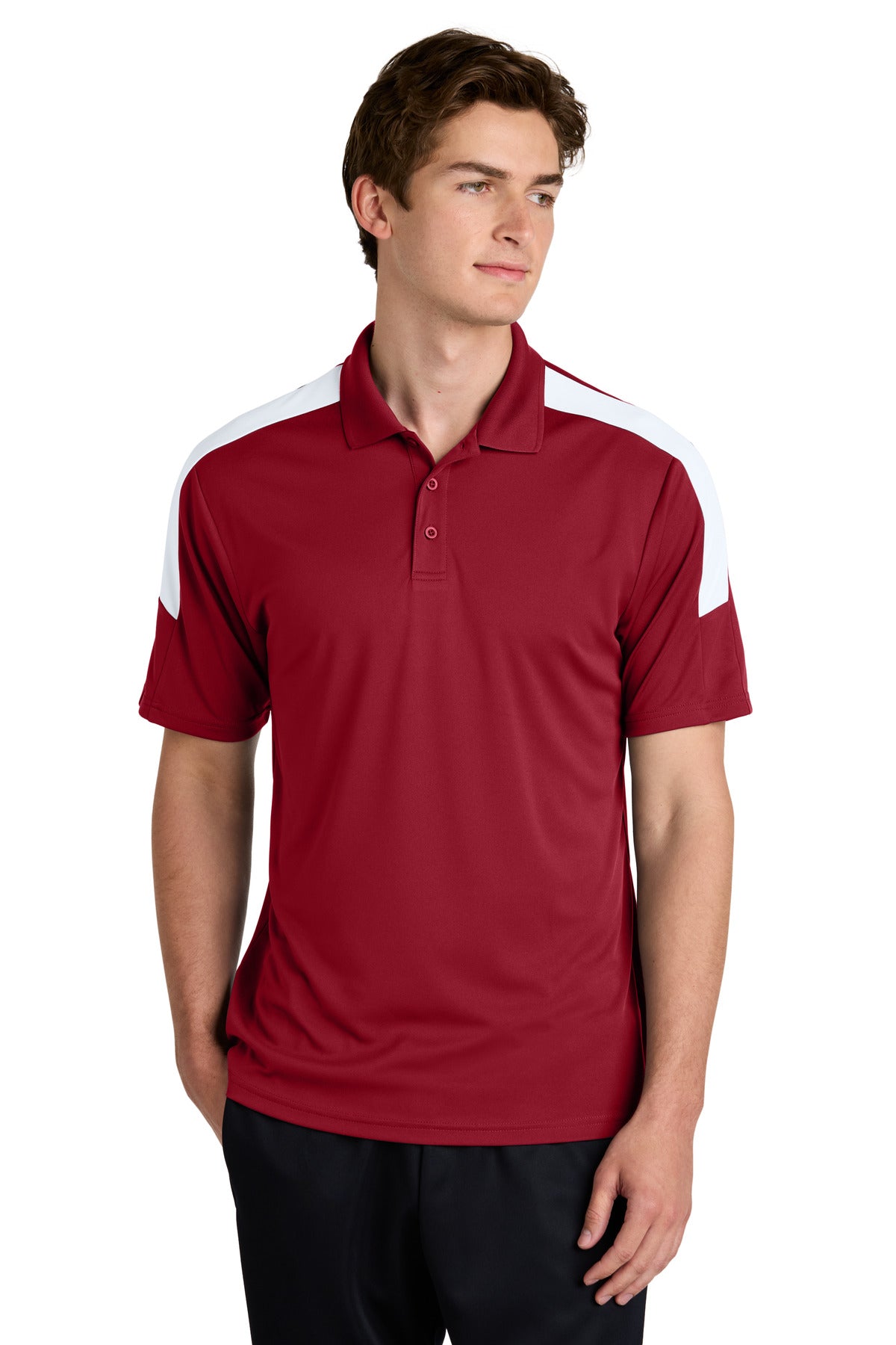 Deep Red/ White