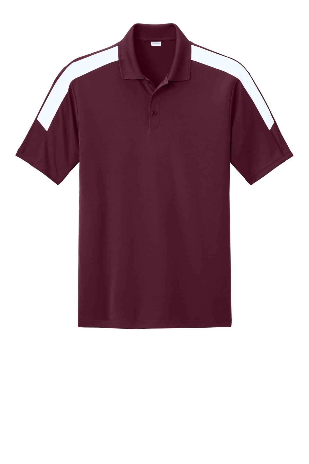 Maroon/ White