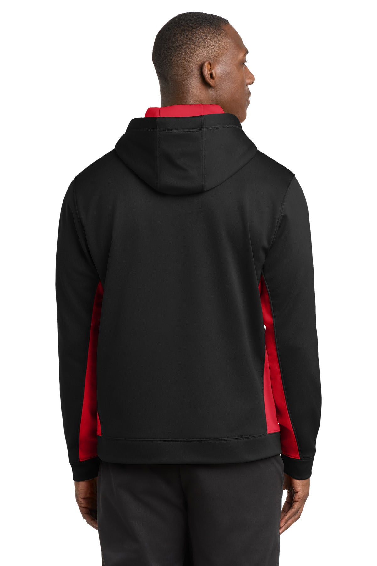 Black/ Deep Red
