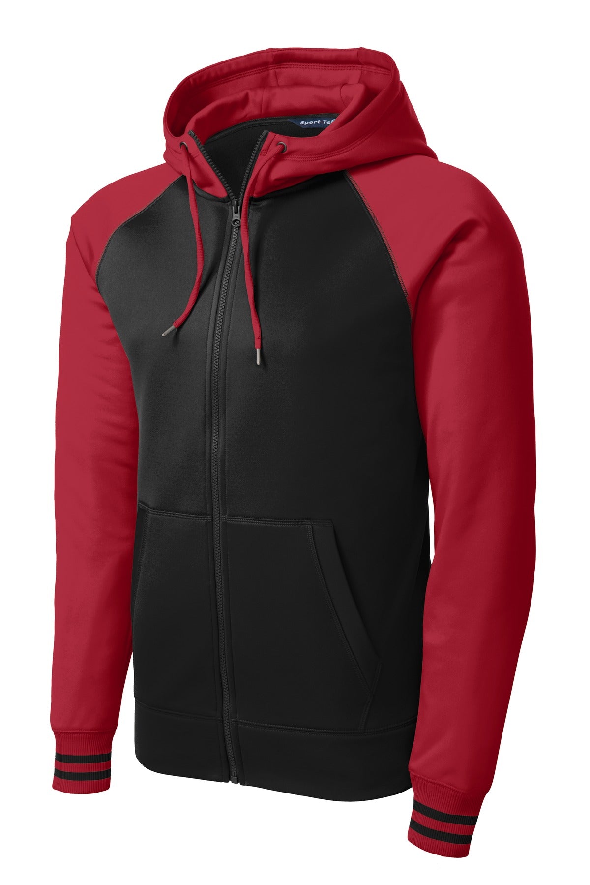 Black/ Deep Red
