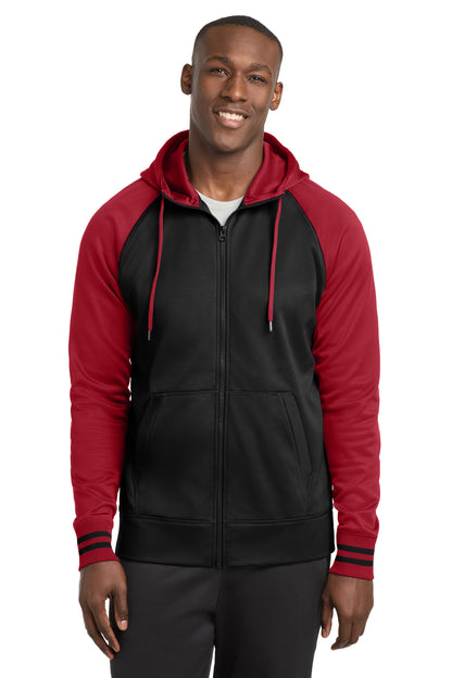 Black/ Deep Red