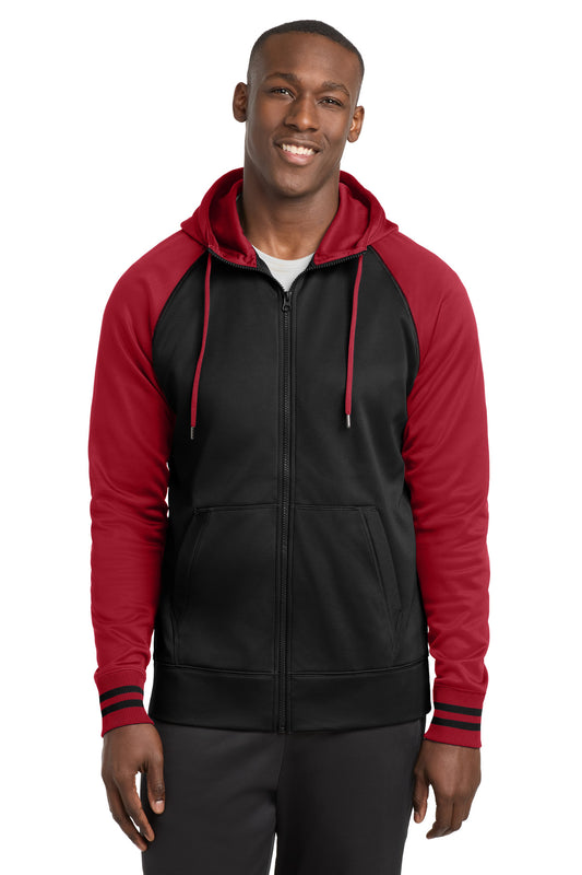 Black/ Deep Red