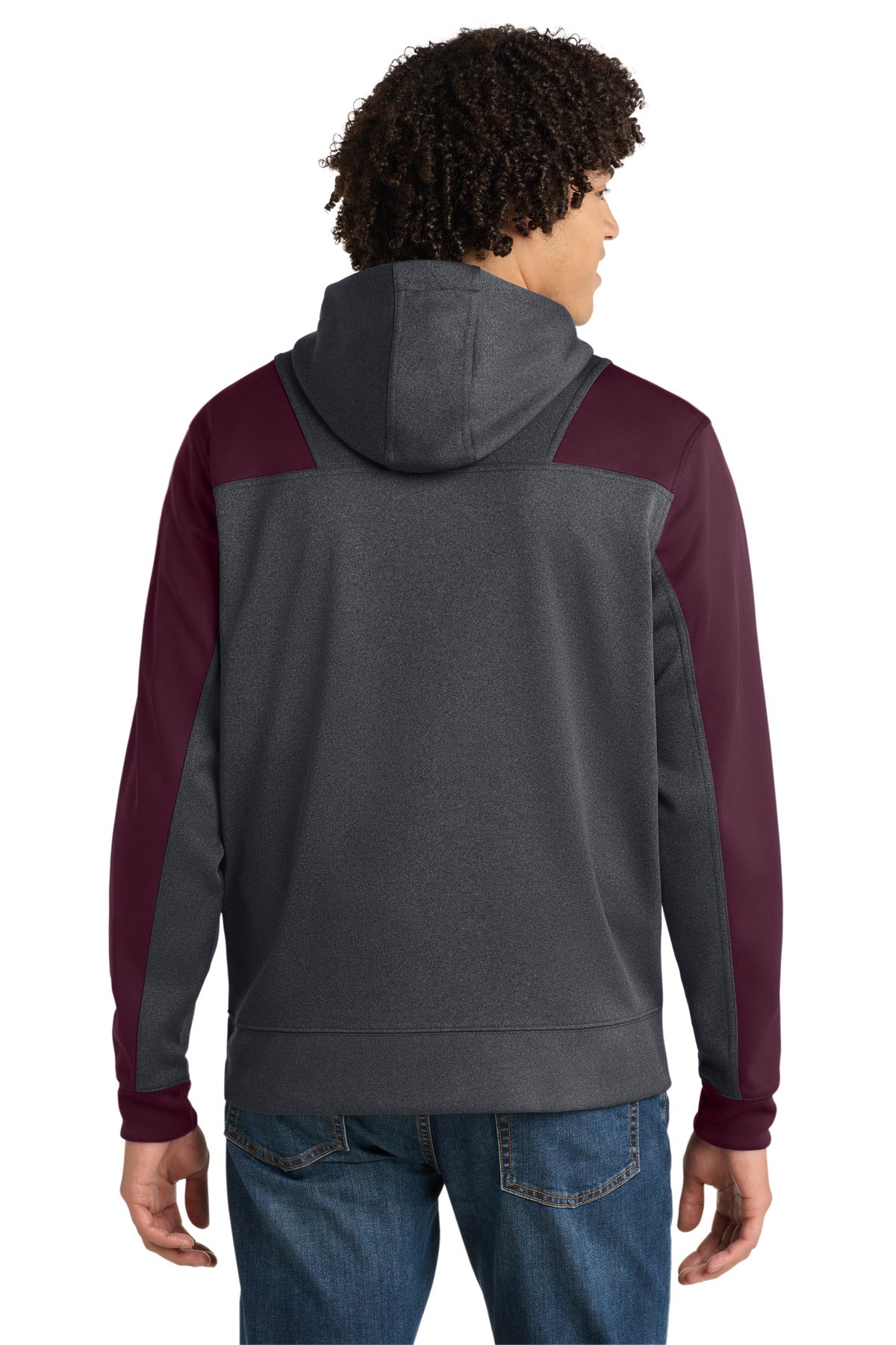Graphite Heather/ Maroon