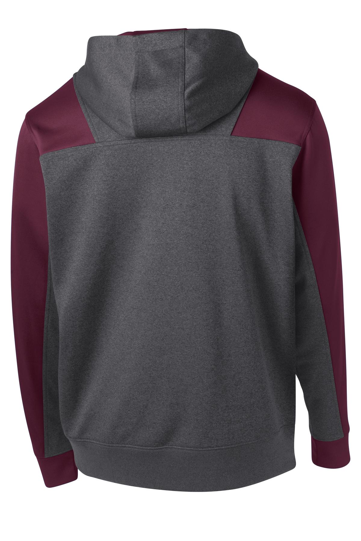 Graphite Heather/ Maroon