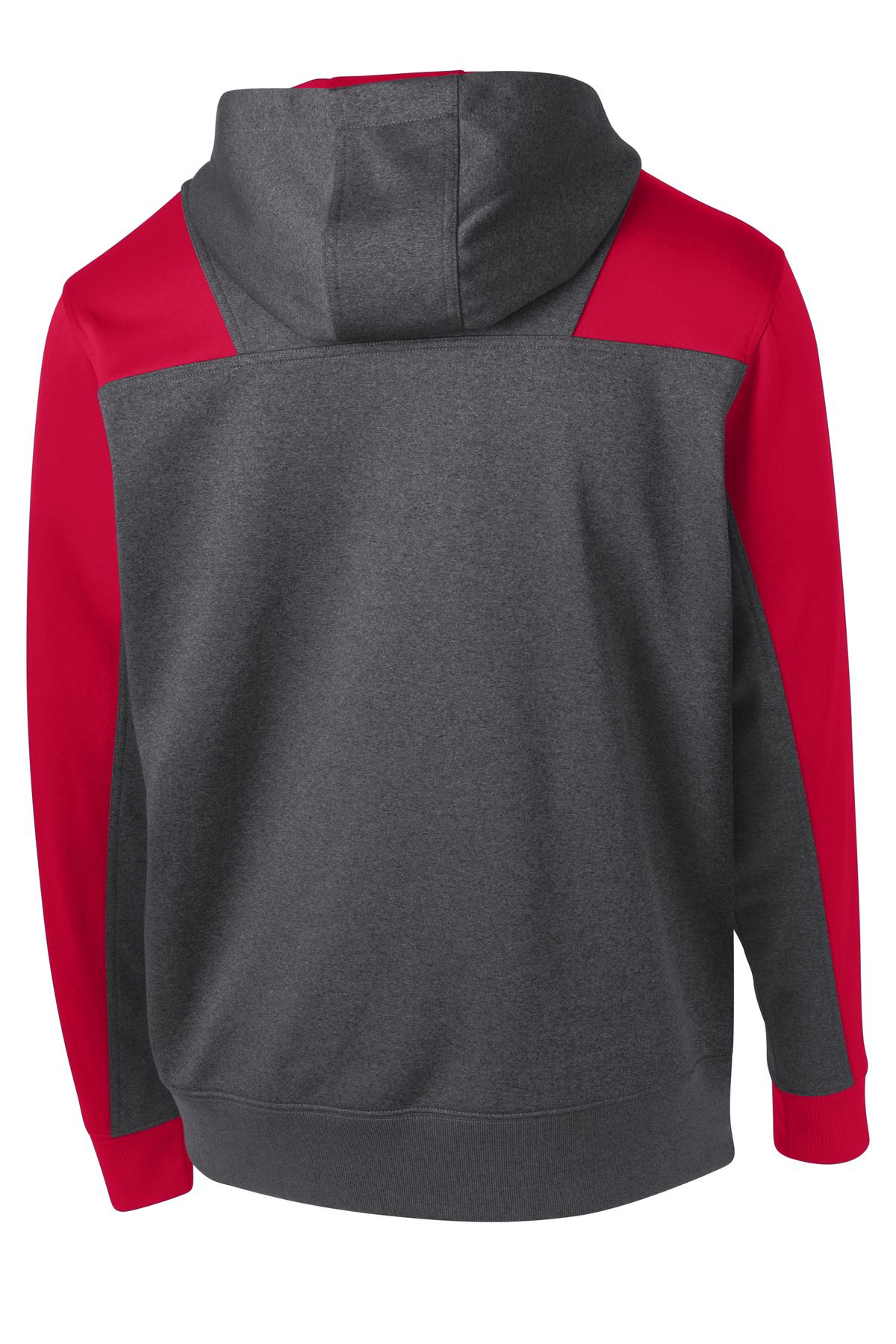 Graphite Heather/ True Red