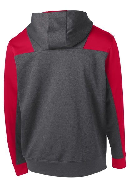 Graphite Heather/ True Red