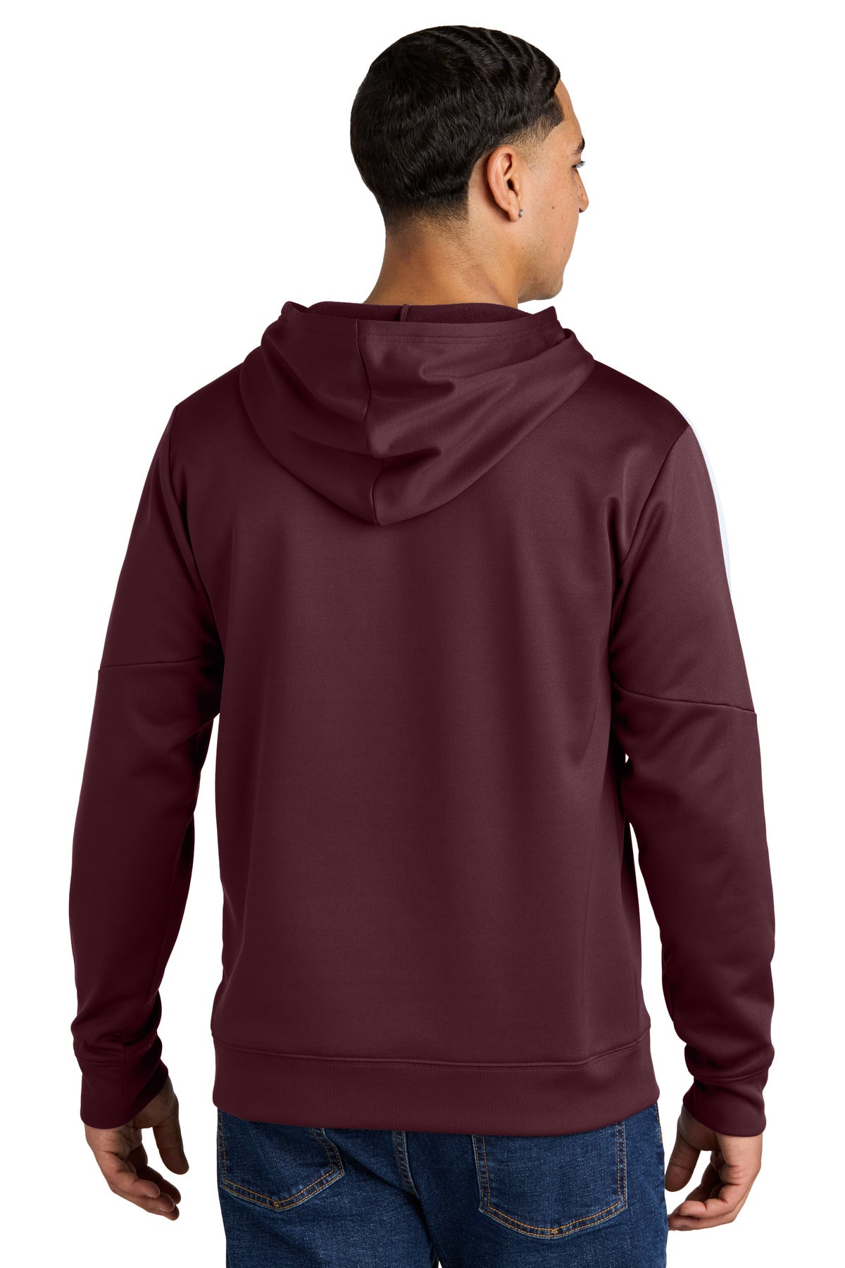 Maroon/ White