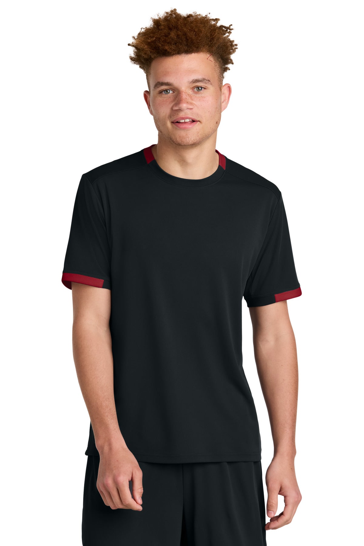 Black/ Deep Red