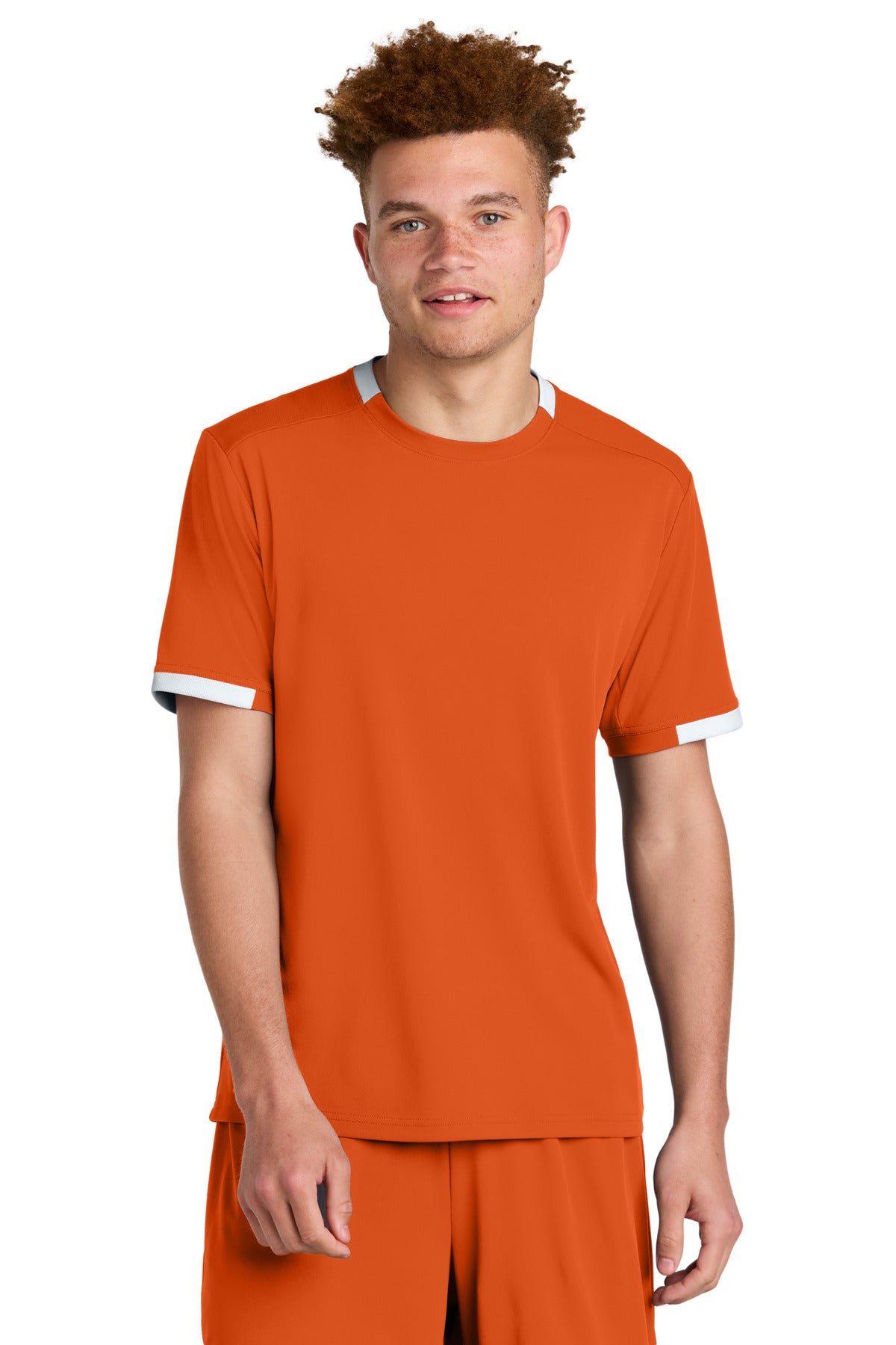 Deep Orange/ White
