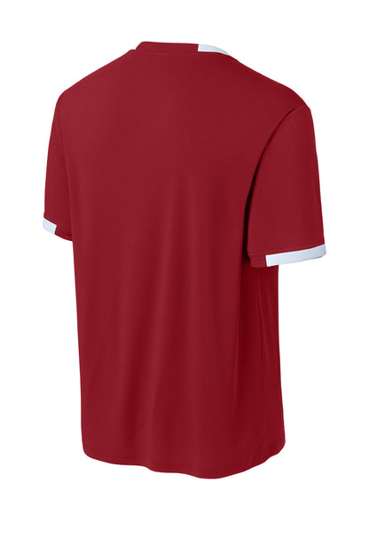 Deep Red/ White