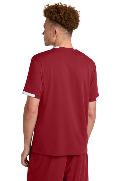 Deep Red/ White
