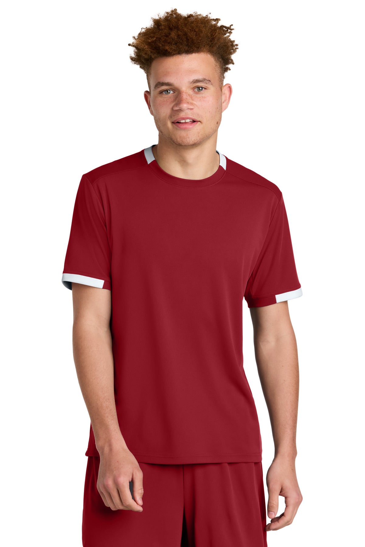 Deep Red/ White