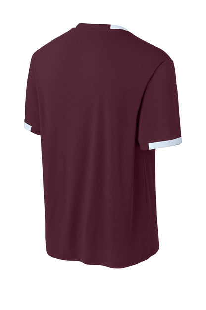 Maroon/ White