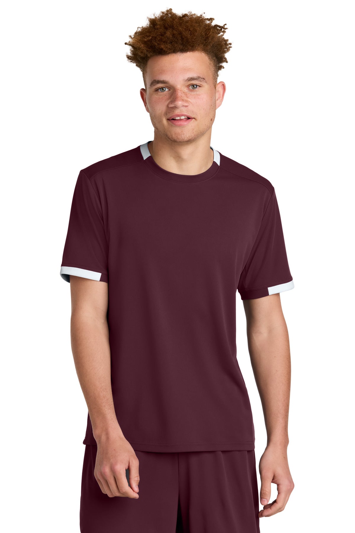 Maroon/ White