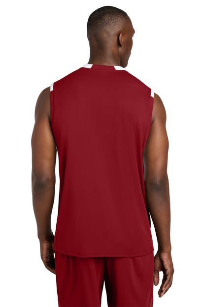 Deep Red/ White