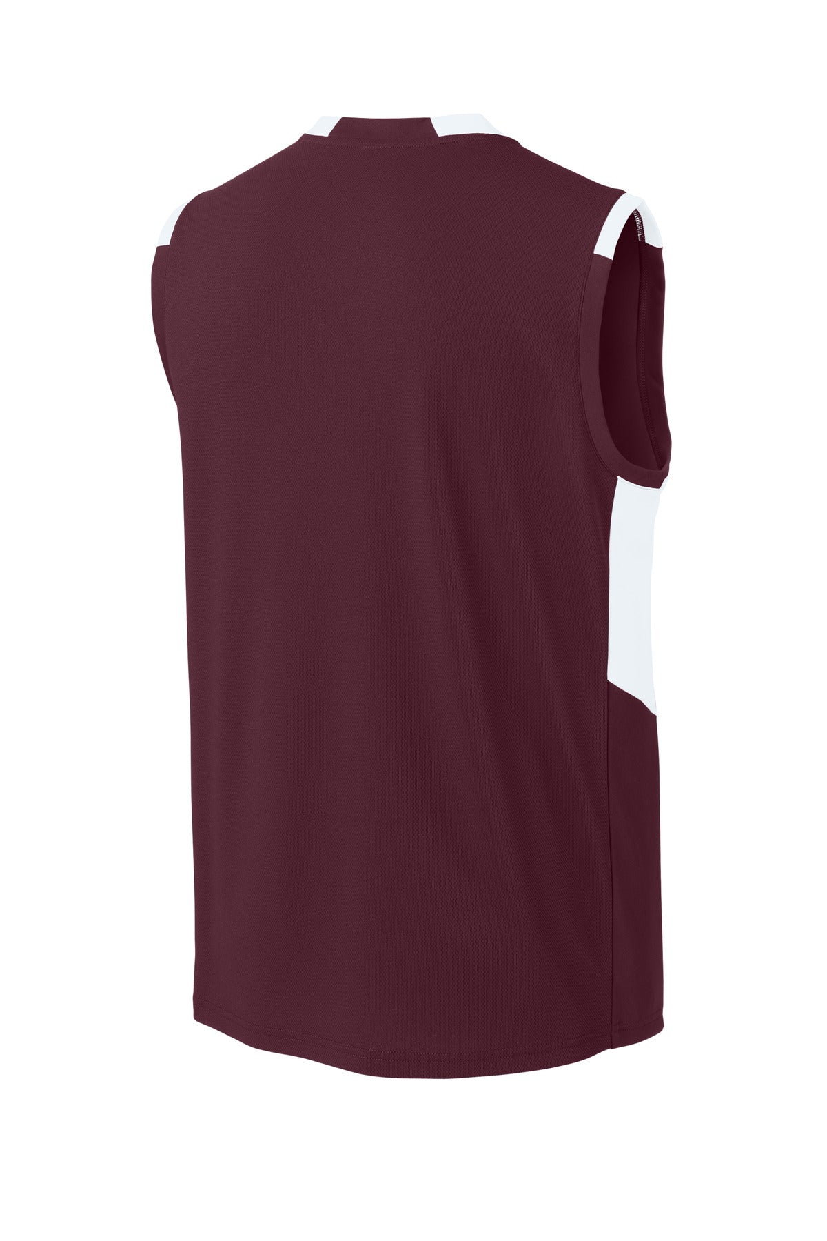 Maroon/ White
