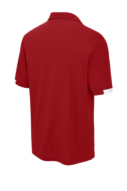 Deep Red/ White
