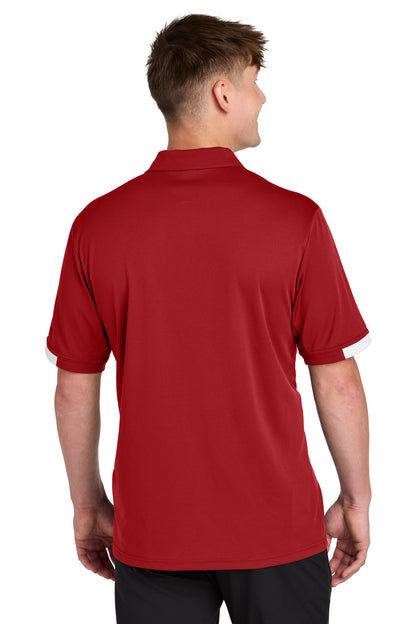 Deep Red/ White