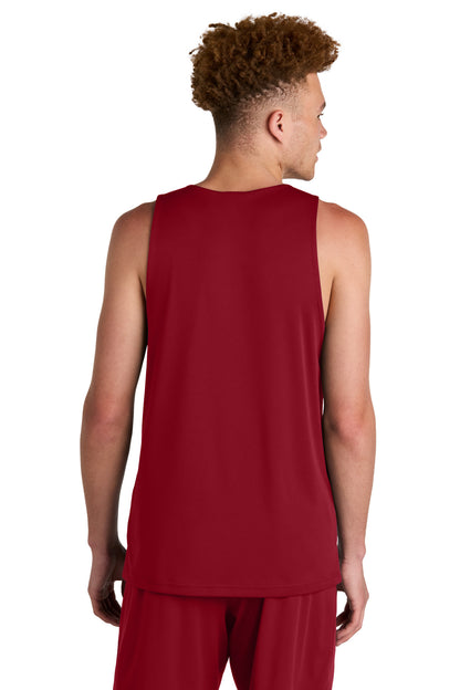 Deep Red/ White