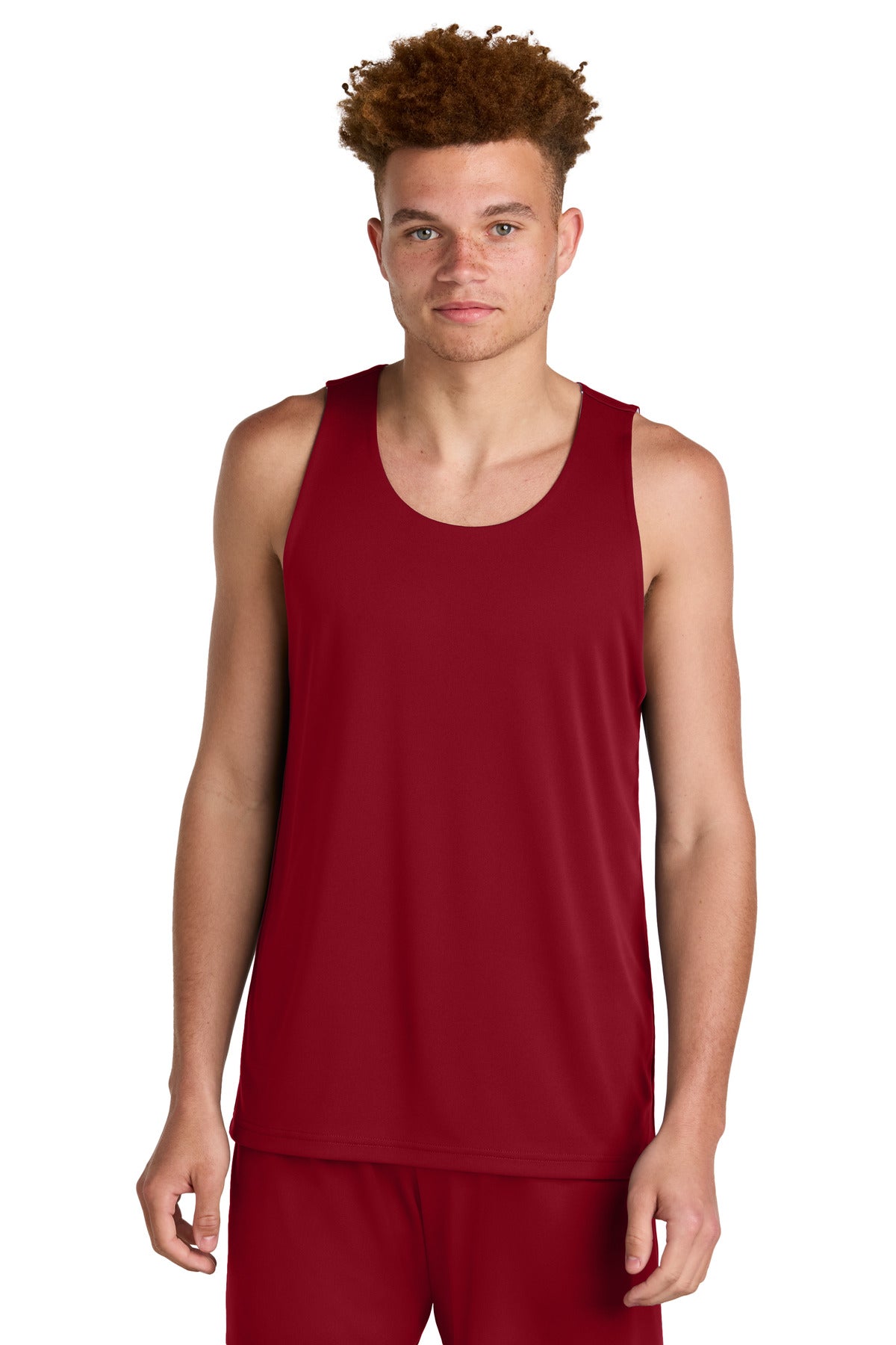Deep Red/ White