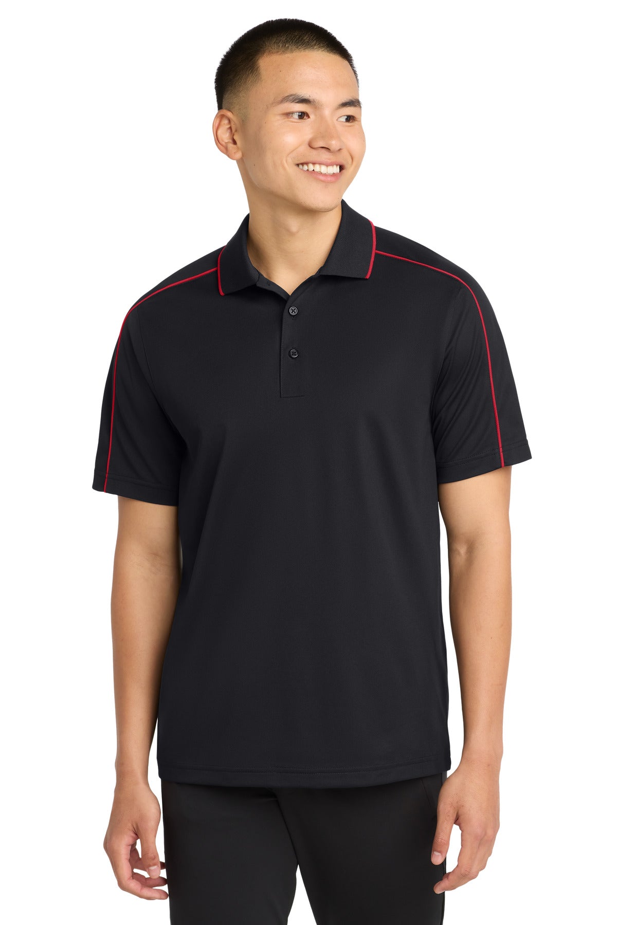 Black/ True Red