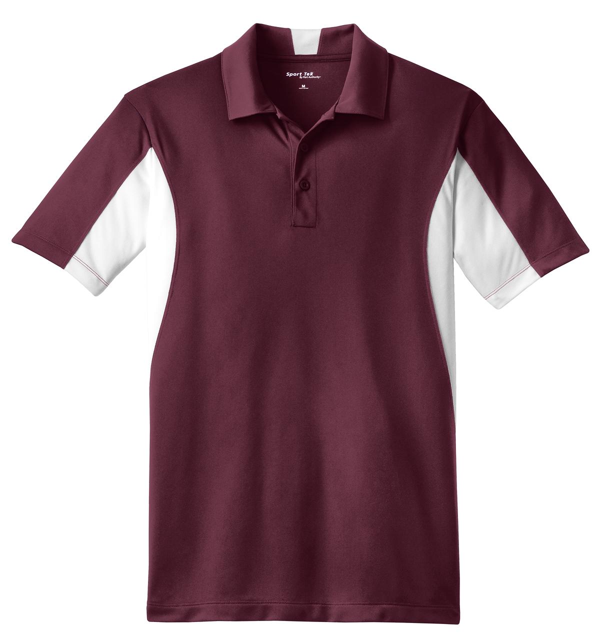 Maroon/ White