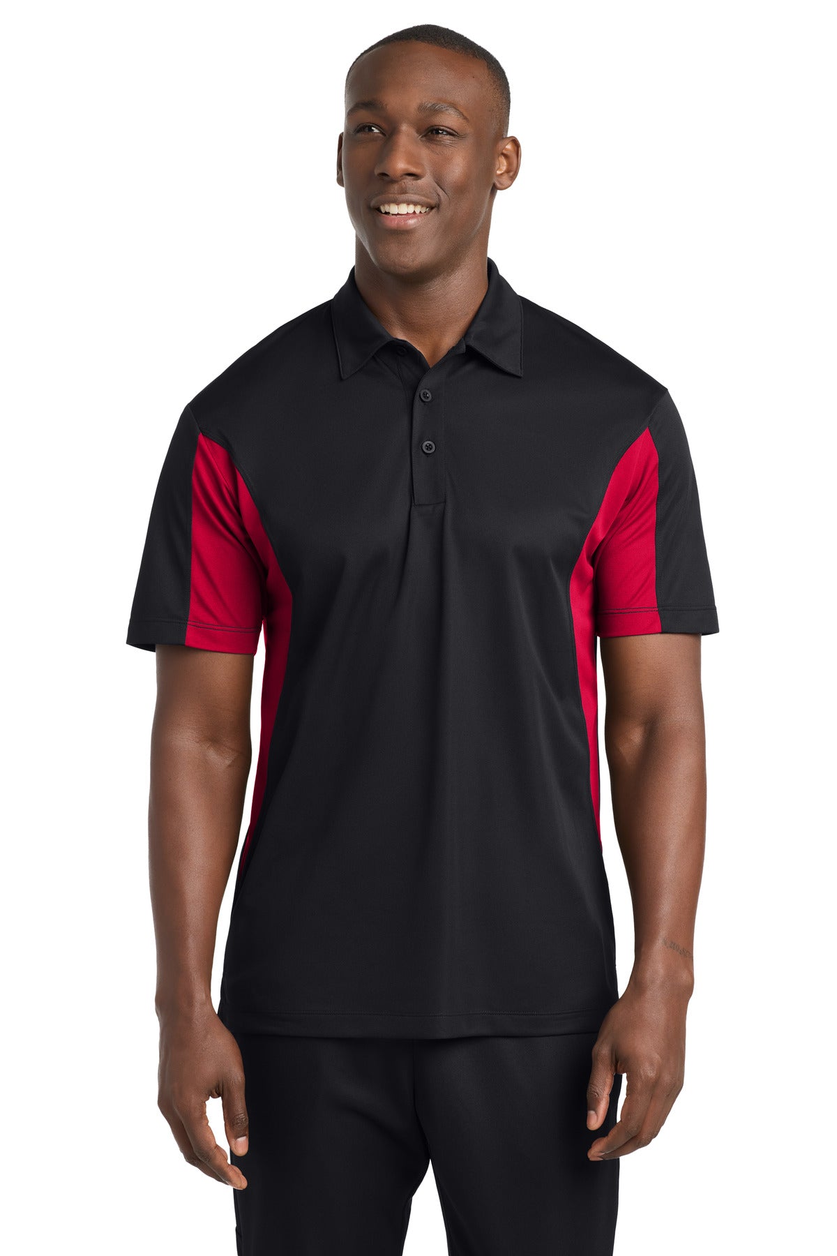 Black/ Deep Red
