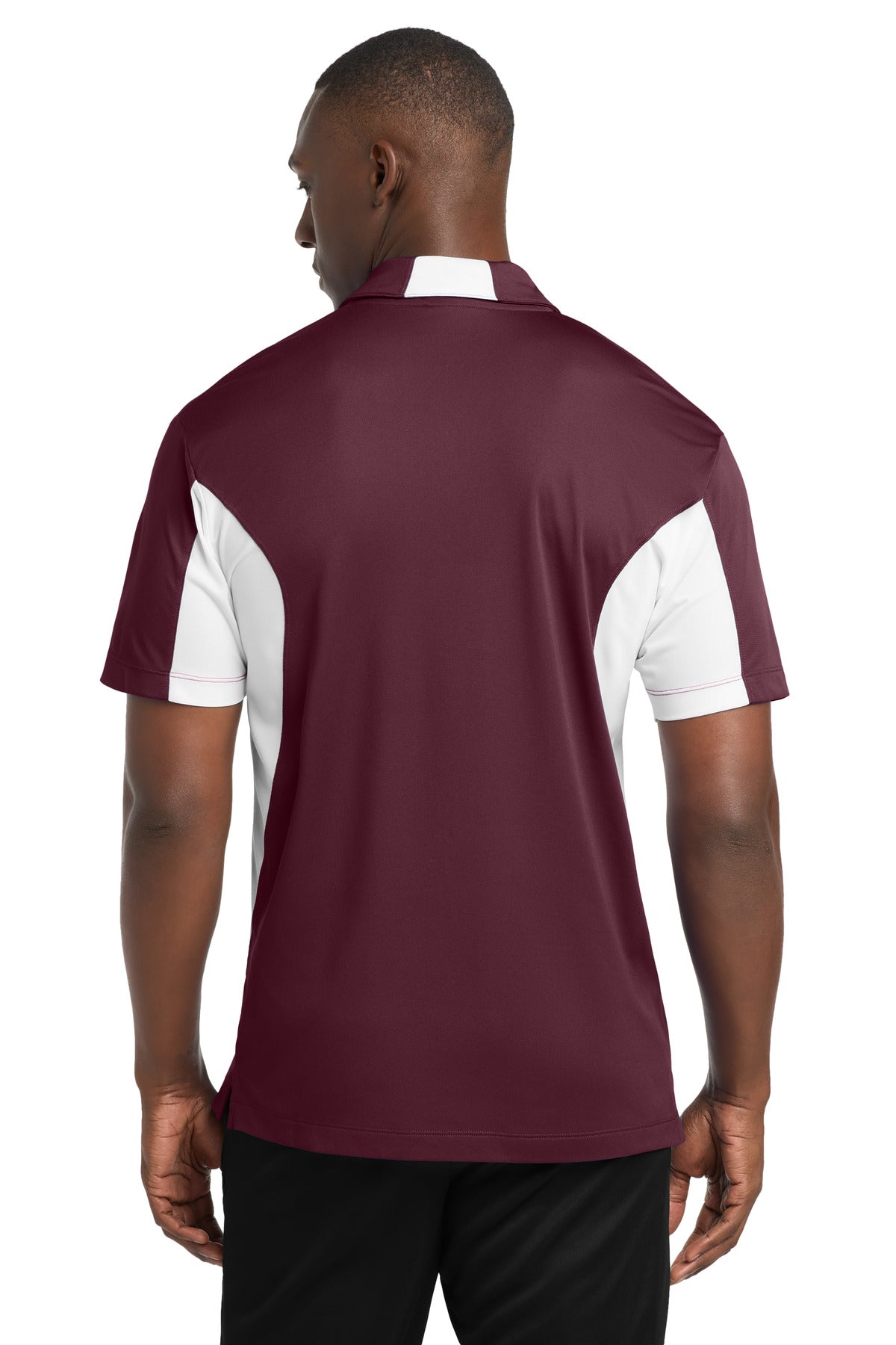 Maroon/ White