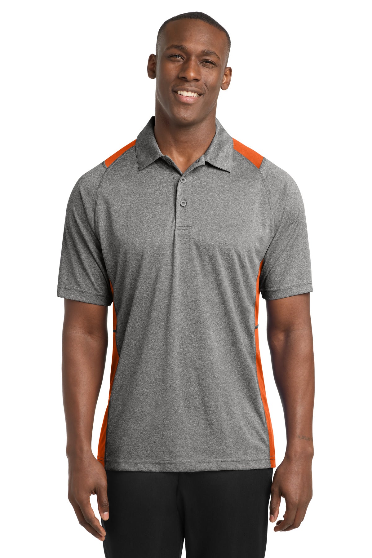 Vintage Heather/ Deep Orange