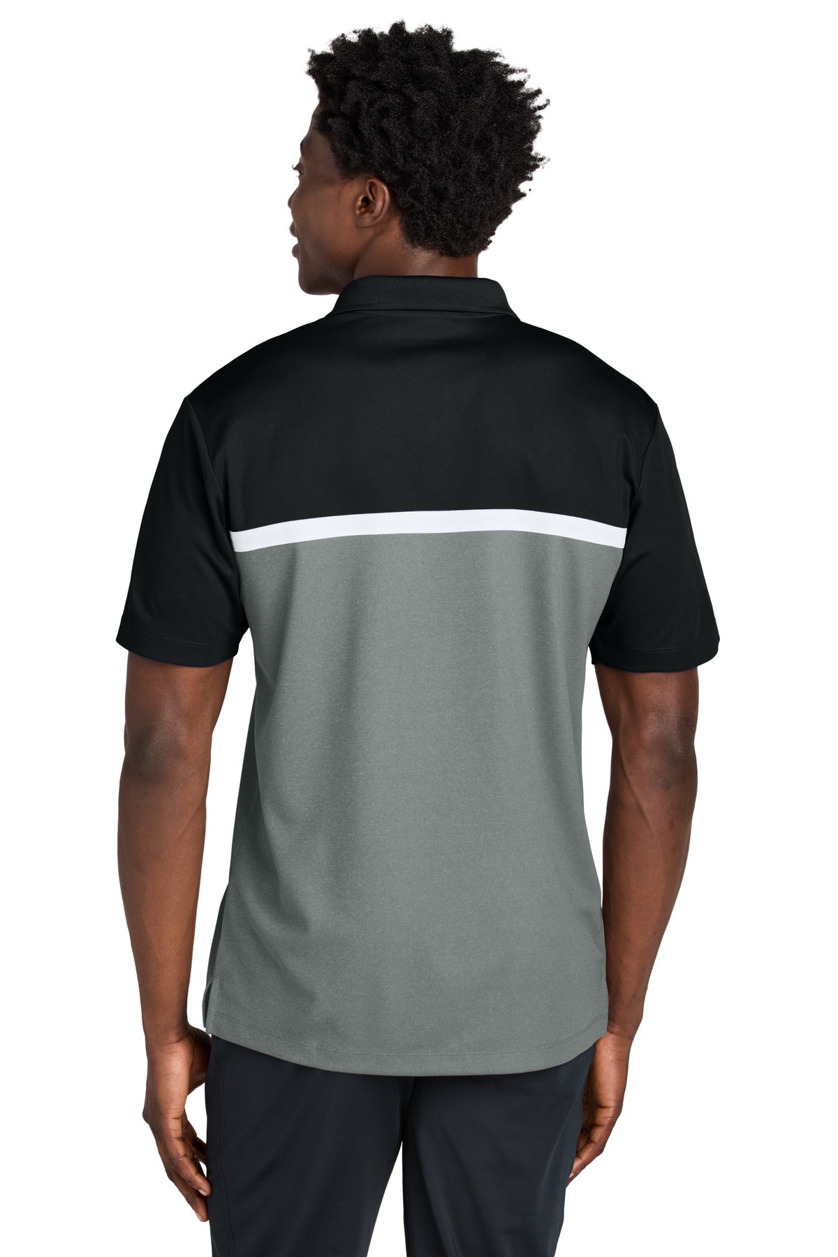 Black/ Grey Concrete Heather/ White