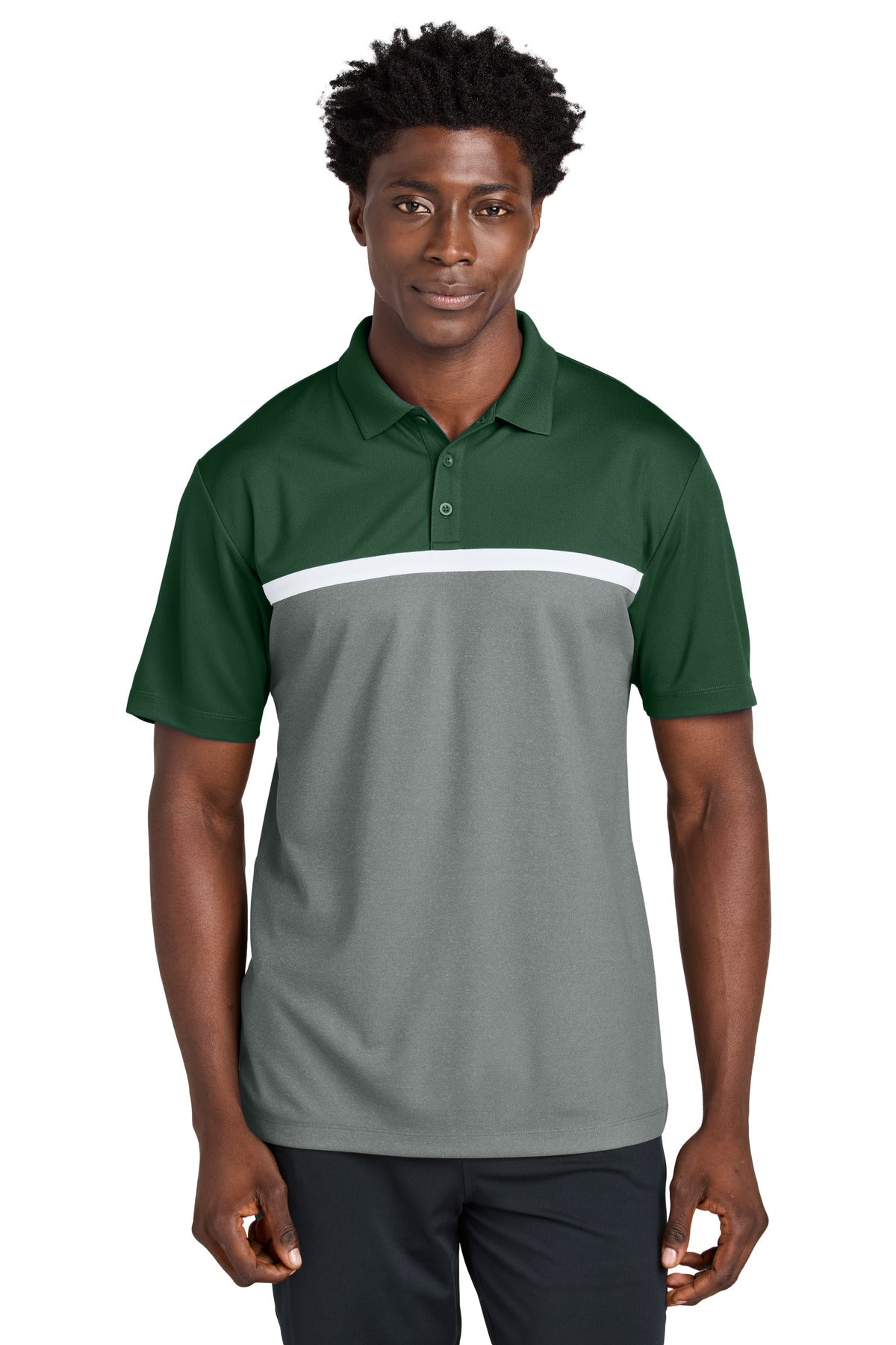 Forest Green/ Grey Concrete Heather/ White