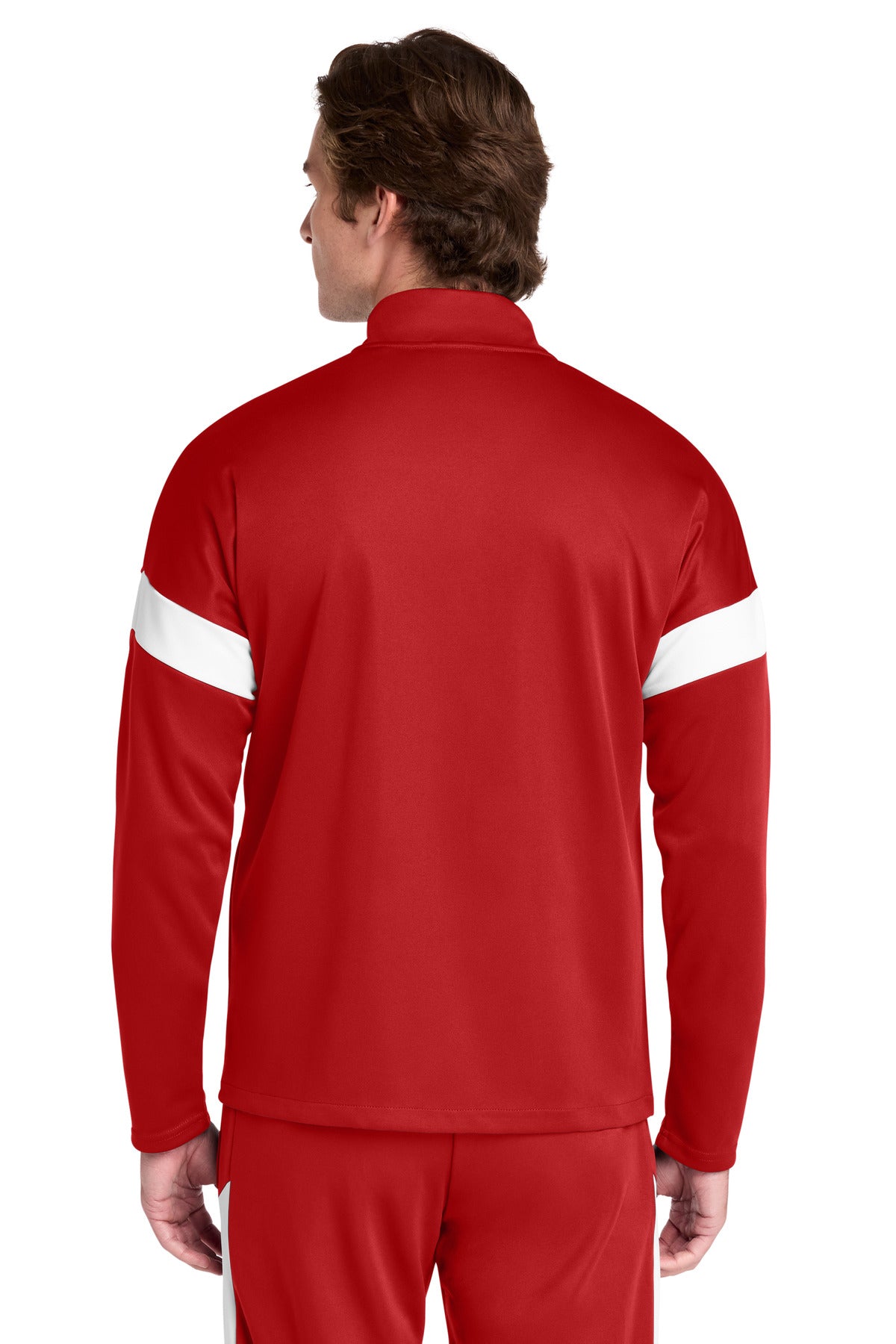 Deep Red/ White