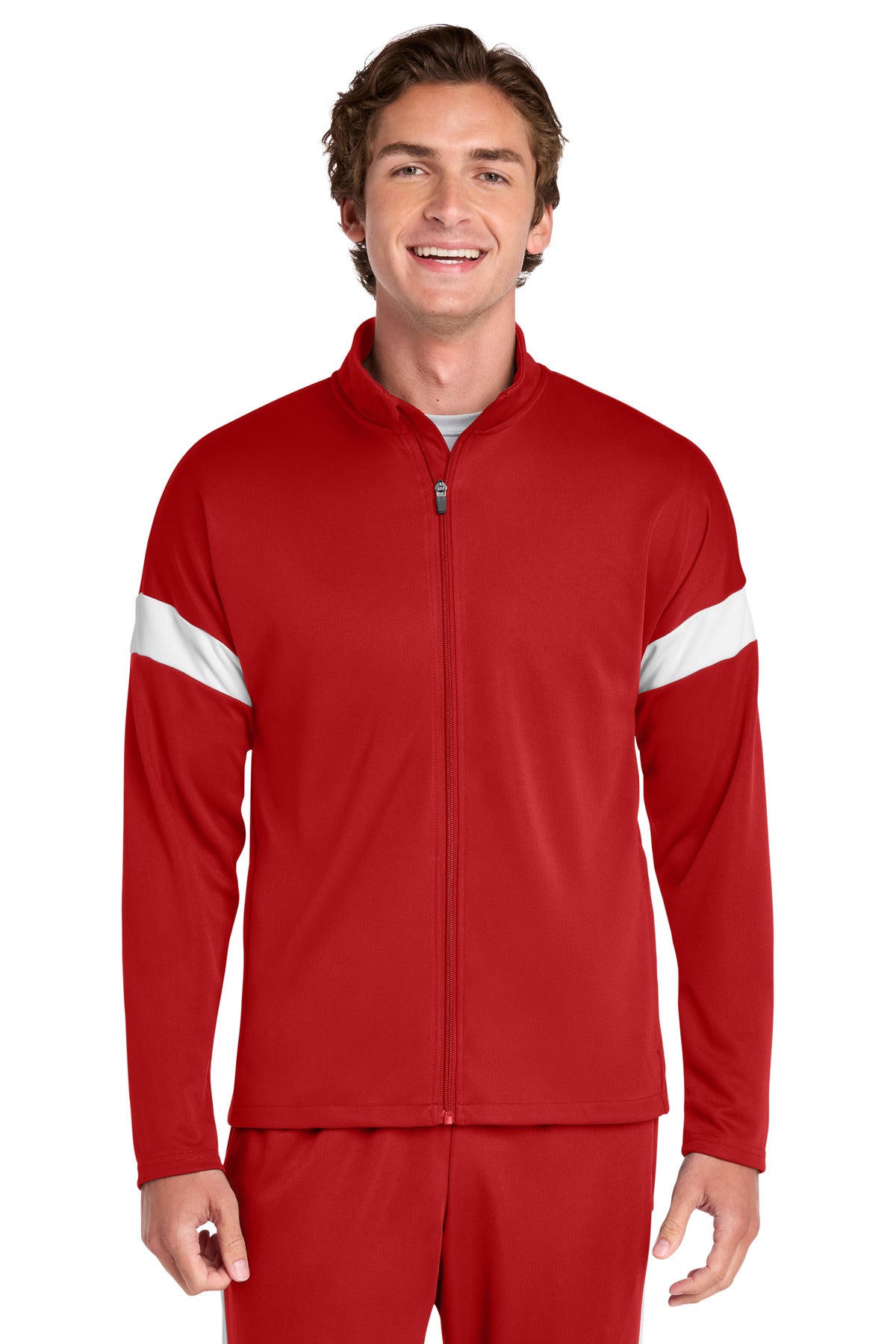 Deep Red/ White