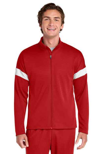 Deep Red/ White