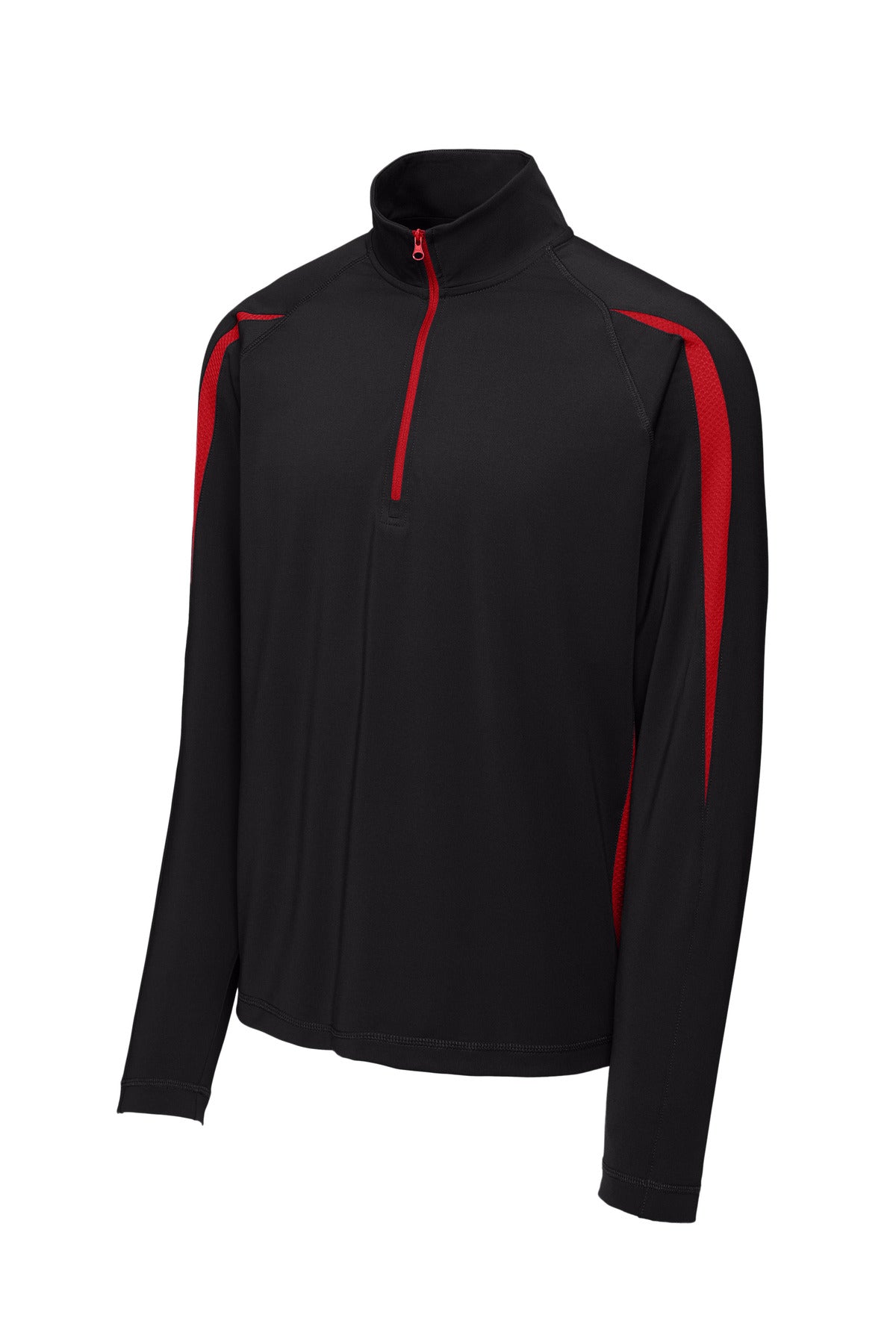 Black/ True Red